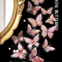 Load image into Gallery viewer, 20pcs/pack Twinkle Butterfly Stickers Laser Silver Collage Junk Journal DIY Srapbooking PET Aesthetics Decor Stickers
