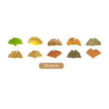 Load image into Gallery viewer, 50 Pcs Kawaiii Leaves Washi Tape Scrapbooking Stickers Cute Sticker Rolls Self-adhesive DIY Decoration Stickers For Arts Crafts

