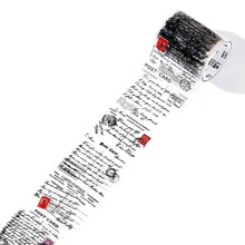 Load image into Gallery viewer, 3cm/5cm*2m Transparent Material Tapes Letter English Phrase DIY Masking Tape Scrapbooking Sticker Label Stationery
