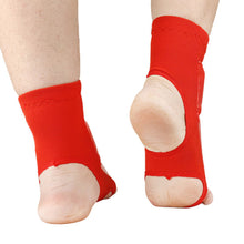 Load image into Gallery viewer, 1 Pair PU Leather Sanda Instep Guard Adult Boxing Muay Thai Taekwondo Match Ankle Toe Guard Martial Arts Training Protective
