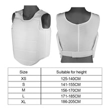 Load image into Gallery viewer, Karate Chest Protector Free Boxing Sanda Muay Thai Match Protective Gear Sports Training Supplies
