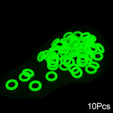 Load image into Gallery viewer, Multifunctional Outdoor Nail O-Type Silicone Luminous Ring Camping Fishing Safety Warning Supplies Camping Accessories
