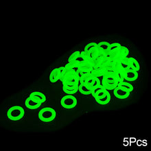 Load image into Gallery viewer, Multifunctional Outdoor Nail O-Type Silicone Luminous Ring Camping Fishing Safety Warning Supplies Camping Accessories
