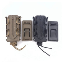 Load image into Gallery viewer, 9MM Scorpion Universal Tactical Quick-Draw Box Multi-Functional Molle Elastic Soft Shell Belt Accessory Box

