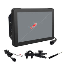 Load image into Gallery viewer, 7 Inch Motorcycle Navigation GPS Wireless Apple Carplay Android Auto Motorcycle BT IPX7 Waterproof Touch Screen Display
