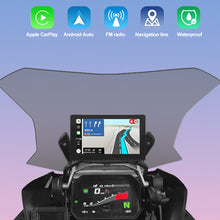Load image into Gallery viewer, 7 Inch Motorcycle Navigation GPS Wireless Apple Carplay Android Auto Motorcycle BT IPX7 Waterproof Touch Screen Display
