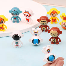 Load image into Gallery viewer, Mini Tumblers Toy Small Desktop Toy Inverted Doll Ornament Educational Self-righting Astronaut Snowman Monkey Toy Party Favors
