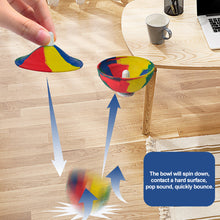 Load image into Gallery viewer, Bounce Rubber Popping Bowls Children Toys Elastic Jumping Bowl Stress Relief Toys Outdoor Fun Sports Gifts For Kids
