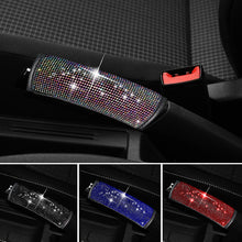 Load image into Gallery viewer, Rhinestone Car Handbrake Cover Leather Auto Anti-slip Diamond Protector Decoration Interior Accessories
