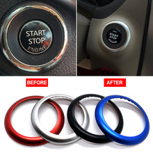 Load image into Gallery viewer, Car Engine Start Stop Decoration Ring Sticker Auto Interior Accessories For Nissan Qashqai J11 Lafesta Murano X-Trail etc Cima
