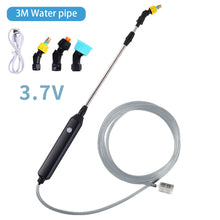 Load image into Gallery viewer, Portable Electric Gardening Sprayer Irrigation Tool USB Rechargeable 2400mah Telescopic Handle with 3 Nozzles for Yard Plant
