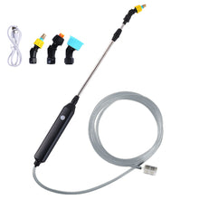 Load image into Gallery viewer, Portable Electric Gardening Sprayer Irrigation Tool USB Rechargeable 2400mah Telescopic Handle with 3 Nozzles for Yard Plant
