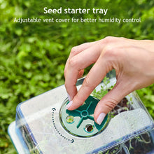 Load image into Gallery viewer, Plant Seed Starter Trays with Full Spectrum LED Grow Light Greenhouse Growing Lamp with Hole 12 Cell Per Tray Seedling Tray Indoor Home Gardening Tools
