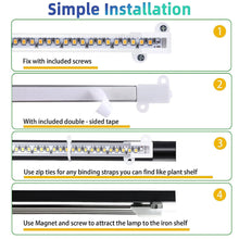 Load image into Gallery viewer, 1/2/3/4 LED Grow Light Strips for Indoor Plants Sunlight Full Spectrum USB Phyto Lamp Timer Dimmable Seedlings Flower Growing Lamp
