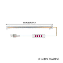 Load image into Gallery viewer, 1/2/3/4 LED Grow Light Strips for Indoor Plants Sunlight Full Spectrum USB Phyto Lamp Timer Dimmable Seedlings Flower Growing Lamp
