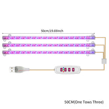 Load image into Gallery viewer, 1/2/3/4 LED Grow Light Strips for Indoor Plants Red Blue Full Spectrum USB Phyto Lamp Timer Dimmable Seedlings Flower Growing Lamp
