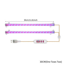 Load image into Gallery viewer, 1/2/3/4 LED Grow Light Strips for Indoor Plants Red Blue Full Spectrum USB Phyto Lamp Timer Dimmable Seedlings Flower Growing Lamp
