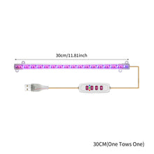 Load image into Gallery viewer, 1/2/3/4 LED Grow Light Strips for Indoor Plants Red Blue Full Spectrum USB Phyto Lamp Timer Dimmable Seedlings Flower Growing Lamp
