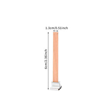 Load image into Gallery viewer, Wooden Candles Wick for DIY Craft Paraffin Candle Jar Making Kit Beeswax Burning Smokeless Wick Candle Core with Clip Base Soy Parffin Wax Making Supplies
