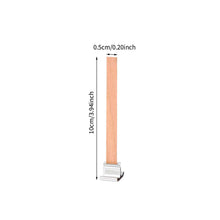 Load image into Gallery viewer, Wooden Candles Wick for DIY Craft Paraffin Candle Jar Making Kit Beeswax Burning Smokeless Wick Candle Core with Clip Base Soy Parffin Wax Making Supplies
