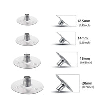 Load image into Gallery viewer, 100pcs/Lot Handmade Candle Wick Tabs Metal Candle Wicks Sustainer Tabs Candle Wicks Base For DIY Candle Making DIY Craft Tools
