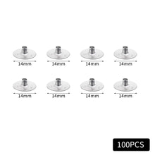 Load image into Gallery viewer, 100pcs/Lot Handmade Candle Wick Tabs Metal Candle Wicks Sustainer Tabs Candle Wicks Base For DIY Candle Making DIY Craft Tools
