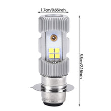 Load image into Gallery viewer, P15D Aluminium Alloy Motorcycle LED Headlight Motorcycle Scooter Light Super Bright Light lamp Moto DRL Lights
