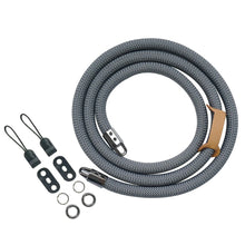 Load image into Gallery viewer, 1PC Camera Shoulder Strap Nylon Silk Climbing Rope Mirrorless Camera Round Lanyard For Canon R50 Nikon Sony ZEV10 Fuji XT4 XS10 XT3
