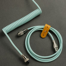 Load image into Gallery viewer, 1.8M+1.2M Type-C Navigation Patch Wire Mechanical Keyboard Data Cable Spiral Spring Cable Customized Game Keyboard Accessories
