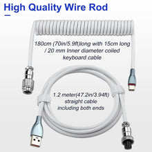 Load image into Gallery viewer, 3M Model C Mechanical Keyboard Wire Navigation Cable USB Spring Helix Cable Customized Gaming Keyboard Accessories

