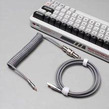 Load image into Gallery viewer, 3M Model C Mechanical Keyboard Wire Navigation Cable USB Spring Helix Cable Customized Gaming Keyboard Accessories
