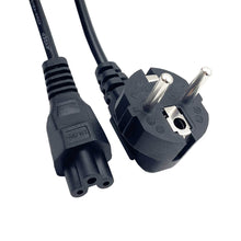 Load image into Gallery viewer, 1.2/1.5/1.8M VDE-Certified Three-Core Euro Gauge Pin-Tail Power Cable AC Laptop Plug Adapter Cable 0.5/0.75MM²
