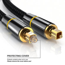 Load image into Gallery viewer, 1 PC Digital Fiber Audio Cable Spdif Output Cable 5.1/7.1 Channel Power Amplifier Audio Cable For TV PS4 X-Box DVD Soundbar Decoder
