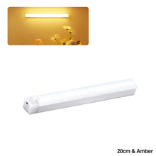 Load image into Gallery viewer, USB Rechargeable Car Sensor Light Automatic Induction White Warm Light Bar Magnetic Maual/Sensing Mode Lamp for Floor Trunk
