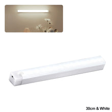 Load image into Gallery viewer, USB Rechargeable Car Sensor Light Automatic Induction White Warm Light Bar Magnetic Maual/Sensing Mode Lamp for Floor Trunk
