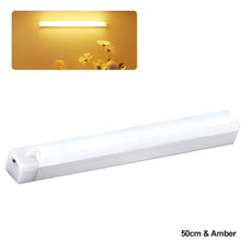 Load image into Gallery viewer, USB Rechargeable Car Sensor Light Automatic Induction White Warm Light Bar Magnetic Maual/Sensing Mode Lamp for Floor Trunk
