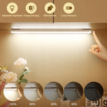 Load image into Gallery viewer, USB Rechargeable Car Sensor Light Automatic Induction White Warm Light Bar Magnetic Maual/Sensing Mode Lamp for Floor Trunk
