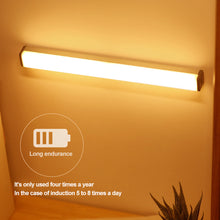 Load image into Gallery viewer, USB Rechargeable Car Sensor Light Automatic Induction White Warm Light Bar Magnetic Maual/Sensing Mode Lamp for Floor Trunk
