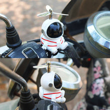 Load image into Gallery viewer, Creative Astronaut Motorcycle Bike Handlebar Decoration with Propeller MTB Motorbike Scooter Decor Accessories Resin Kids Bike Toys
