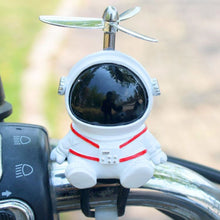 Load image into Gallery viewer, Creative Astronaut Motorcycle Bike Handlebar Decoration with Propeller MTB Motorbike Scooter Decor Accessories Resin Kids Bike Toys
