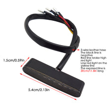 Load image into Gallery viewer, Motorcycle Rear Brake Light Mini 12V 11LED Tail Stop Light Lamp for Dirt bike Motorbike License Plate Light Decorative Lamp
