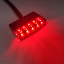 Load image into Gallery viewer, 12V Mini Motorcycle Rear Tail Lamp 5 LED Red Stop Brake Light Universal for Motorcycle Scooter ATV Bike Cafe Racer Motorbike
