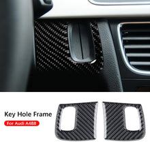 Load image into Gallery viewer, Car Ignition Keyhole Trim Cover Car Interior Key Hole Decoration Stickers Left Right For Audi A4 B8 2008-2015 S4 8K RS4 A5 8T S5 8F Car Styling
