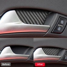 Load image into Gallery viewer, 4Pcs Car Inner Door Bowl Decor Cover Trim Stickers Carbon Fiber For Audi A4L A4 B8 2009-2016 Q5 2009-2017 A5 2008-2017 Accessories
