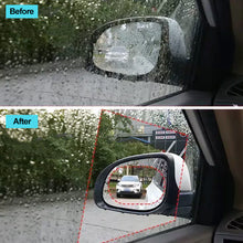 Load image into Gallery viewer, 2Pcs Car Side Mirror Protective Sticker Film Rain-proof Anti Fog Membrane Anti-glare Waterproof Rainproof Clear
