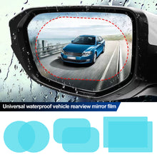 Load image into Gallery viewer, 2Pcs Car Side Mirror Protective Sticker Film Rain-proof Anti Fog Membrane Anti-glare Waterproof Rainproof Clear
