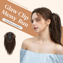Load image into Gallery viewer, High Heat Resistant Synthetic Fiber False Hair Women Daily Straight Wig Clip Easy Instant Removeable Fluffy Hair Volume High Warped Wig
