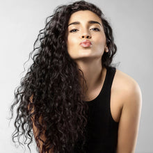 Load image into Gallery viewer, 6pcs Set Wig Pieces Corn Perm Long Curly Wig Pieces 16 Card Wavy Curly Highlight Dye Hair Extensions Women Wig
