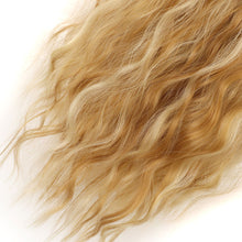 Load image into Gallery viewer, 6pcs Set Wig Pieces Corn Perm Long Curly Wig Pieces 16 Card Wavy Curly Highlight Dye Hair Extensions Women Wig
