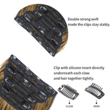 Load image into Gallery viewer, 6pcs Set Wig Pieces Corn Perm Long Curly Wig Pieces 16 Card Wavy Curly Highlight Dye Hair Extensions Women Wig
